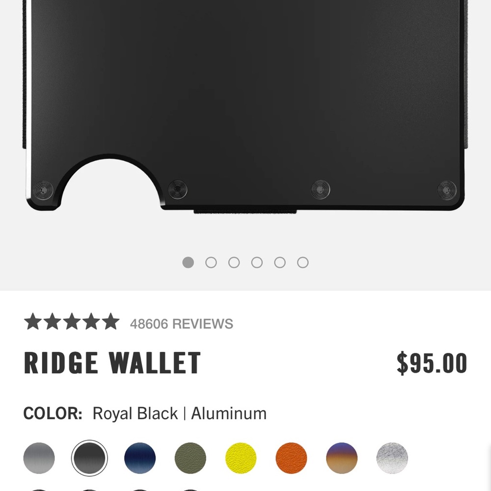 Black Ridge Wallet. - Picture 3 of 3
